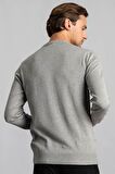 Tudors Slim Fit Dar Kesim Bisiklet Yaka Erkek Kazak