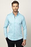 Tudors Slim Fit Dar Kesim Uzun Kol Erkek Gömlek DR220009-107