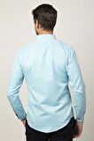 Tudors Slim Fit Dar Kesim Uzun Kol Erkek Gömlek DR220009-107