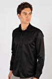 Tudors Modern Slim Fit Uzun Kol Düz Erkek Gömlek
