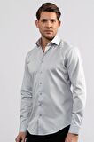 Tudors Slim Fit Koton Saten Premium Seri Erkek Gömlek