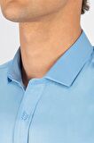 Tudors Modern Slim Fit Dar Kesim Düz Erkek Gömlek