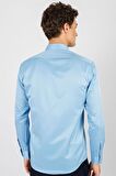Tudors Modern Slim Fit Dar Kesim Düz Erkek Gömlek