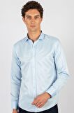 Tudors Modern Slim Fit Dar Kesim Düz Erkek Gömlek