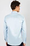 Tudors Modern Slim Fit Dar Kesim Düz Erkek Gömlek