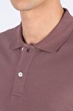 Tudors Slim Fit Dar Kesim Düz Polo Yaka Erkek T-Shirt