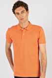 Tudors Slim Fit Dar Kesim Düz Polo Yaka Erkek T-Shirt