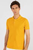Tudors Slim Fit Dar Kesim Düz Polo Yaka Erkek T-Shirt