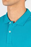 Tudors Slim Fit Dar Kesim Düz Polo Yaka Erkek T-Shirt