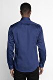 Tudors Slim Fit Koton Saten Premium Seri Erkek Gömlek