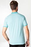 Tudors Slim Fit Melanj Düz Polo Yaka T-Shirt