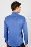 Tudors Modern Slim Fit Dar Kesim Düz Erkek Gömlek