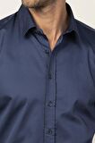 Tudors Modern Slim Fit Koton Saten Premium Seri Erkek Gömlek
