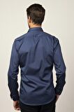 Tudors Modern Slim Fit Koton Saten Premium Seri Erkek Gömlek