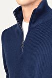 Tudors Slim Fit Dar Kesim Bisiklet Yaka Erkek Kazak