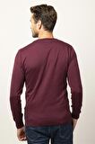 Tudors Slim Fit Dar Kesim Bisiklet Yaka Erkek Kazak