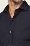 Tudors Slim Fit Dar Kesim Düz Erkek Gömlek