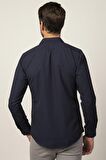 Tudors Slim Fit Dar Kesim Düz Erkek Gömlek