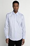Modern Fit %100 Cotton Armürlü Premium Seri Erkek Gömlek
