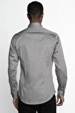 Tudors Slim Fit Koton Saten Premium Seri Erkek Gömlek