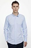 Tudors Modern Slim Fit Düz Erkek Gömlek