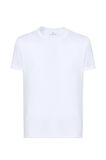 Unisex Slim Fit Dar Kesim %100 Pamuk Yumuşak Dokulu Beyaz Bisiklet Yaka Tişört