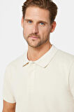 Erkek Slim Fit Dar Kesim Pamuklu Yumuşak Dokulu Serin Tutan Kumaş Düz Pike Polo Yaka Tişört