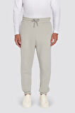 Unisex Relax Fit Rahat Kesim Şardonlu 3 Cepli Lastikli Jogger Paça Taş Renk Eşofman Altı