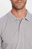 Erkek Slim Fit Dar Kesim Pamuklu Yumuşak Dokulu Serin Tutan Kumaş Düz Pike Polo Yaka Tişört