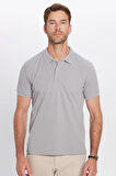 Erkek Slim Fit Dar Kesim Pamuklu Yumuşak Dokulu Serin Tutan Kumaş Düz Pike Polo Yaka Tişört
