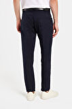 Erkek Regular Fit Rahat Kesim Kanvas Lacivert Pantolon