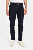 Erkek Regular Fit Rahat Kesim Kanvas Lacivert Pantolon