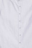Erkek Slim Fit Dar Kesim Uzun Kollu %100 Pamuk Keten Doku Çizgili Hakim Yaka Gömlek
