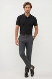 Erkek Slim Fit Dar Kesim Premium Seri %100 Pamuk Yumuşak Dokulu Merserize Siyah Polo Yaka Tişört