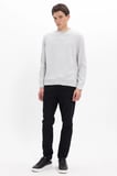 Erkek Standart Fit Normal Kesim Uzun Kollu Ekstra Soft Modal Kumaş Bisiklet Yaka Taş Sweatshirt