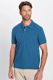 Erkek 5'li Paket Siyah-Kahverengi-Gri-Lacivert-Petrol Slim Fit Dar Kesim Pamuklu Düz Pike Polo Yaka Tişört