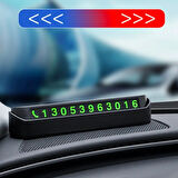 By Nevser® Pratik Fosforlu Telefon Numarası Yamzak İçin Araç İçi Oto Numaratör Numaralık