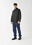 Stuf&Co  /Barn Yağlı Ceket Black / Barn Wax Jacket/  Barn Waxed Cotton Jacket  