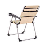 Argeus Rock Katlanabilir Kamp Sandalyesi Bardaklı - Sahra (A-12)