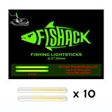 Fishack Powder Balıkçı Fosfor Çiftli 45*39mm 10'lu