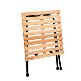 2 Adet Katlanır Kamp Sandalyesi ve Masa Seti - Rest - Lacivert - 130 KG Taşıma