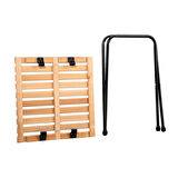 4 Adet Katlanır Kamp Sandalyesi ve Masa Seti - Rock - Kül Gri / Antrasit - Bardaklıklı - 140 KG