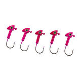 Jighead - Zoka - Kurşunlu Olta İğnesi - (XH-A 06) - Pembe - 8 Gr - 5 Adet