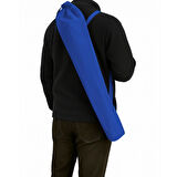 4 Adet Katlanır Kamp Sandalyesi ve Masa Seti - (DY.001) - Lacivert/Sarı - Plaj Sandalyesi