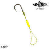 LRF Assist İğne - İpli LRF Hırsız İğnesi - Stoperli - 4 Adet - Fishack