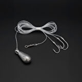 3 İğneli Kurşunlu Beden Takımı - Dip Beden Oltası - Fırdöndülü - 15 gr - 5 Adet