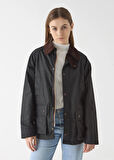Stuf&Co /Barn Yağlı Ceket  BLACK / Barn Wax Jacket/ Barn Waxed Cotton Jacket