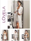 LOWELA PARİS 2009 Saten Kısa Gecelikli 6 Lı Çeyiz  SETİ 