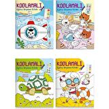 Kodlamalı Eğitici Boyama Seti 4 Kitap