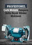 Moonshop American 200 Mm Space Çark Motoru Zımpara Balta Bıçak Bileme Makinesi Taş Motoru